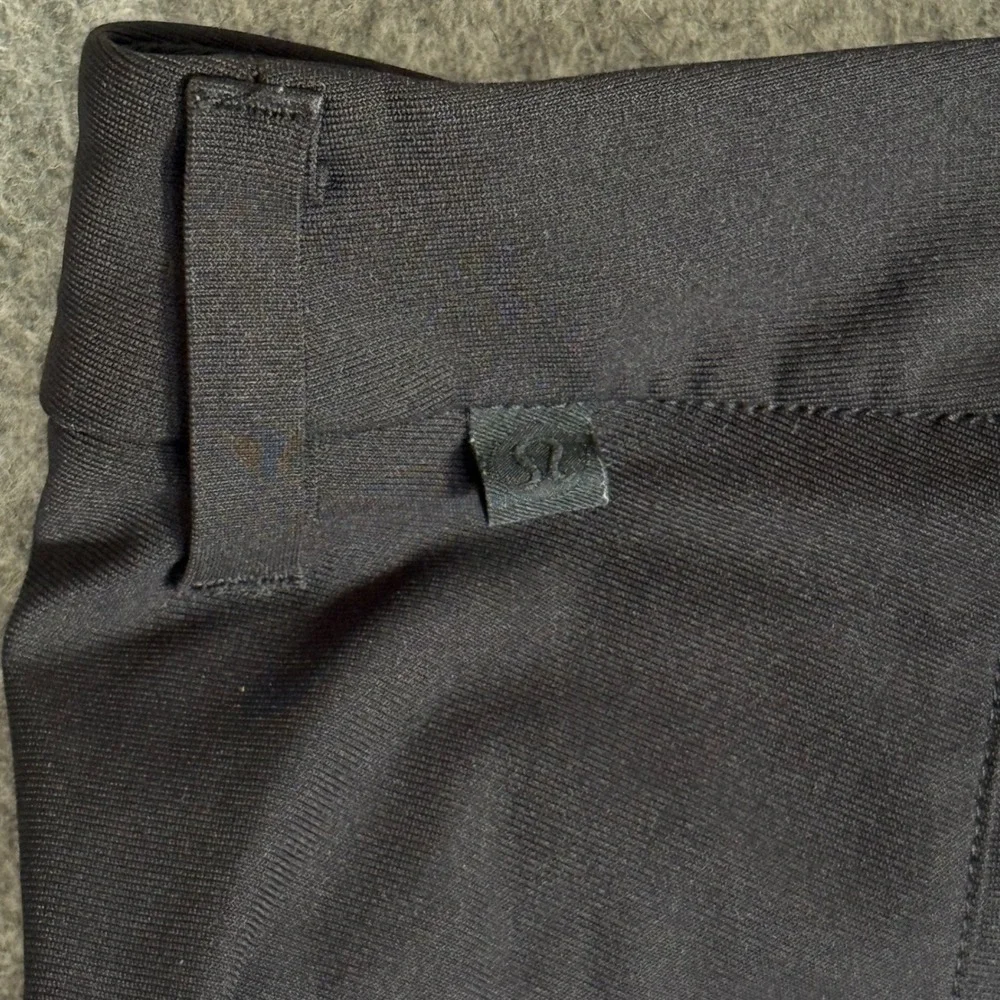 Lululemon Mens Pants Size 33 Black Polyester Casual Trousers 29 Inseam